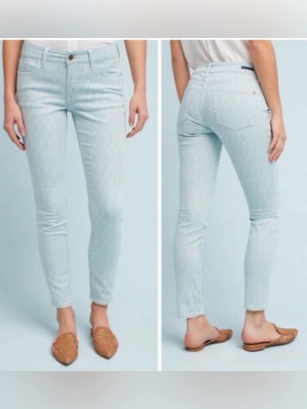 Anthropologie Anthropologie Pilcro Mid Rise Skinny Ankle Jeans